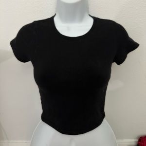 Plain Black Baby Tee